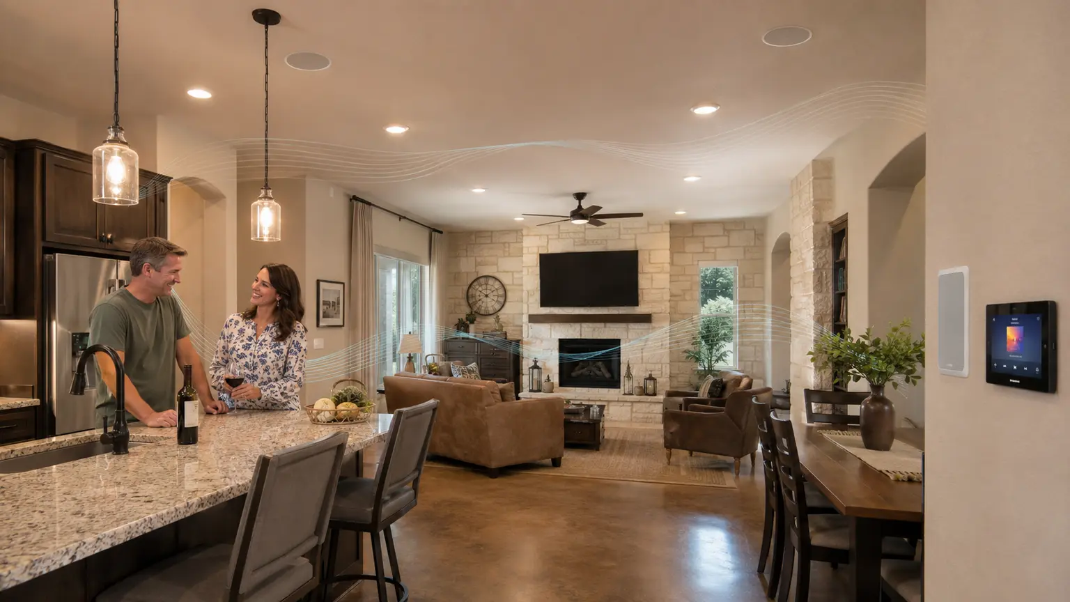 AV System Upgrades & Troubleshooting in a sleek modern South Central Texas property by Elite Home Entertainment