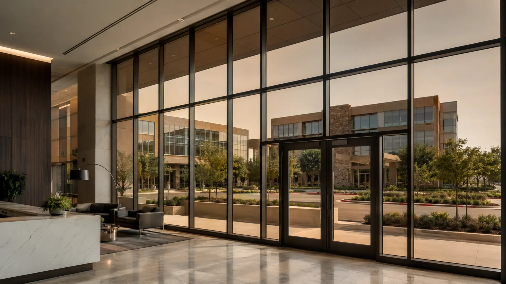 Professional Commercial Window Tint installation by Elite Home Entertainment
