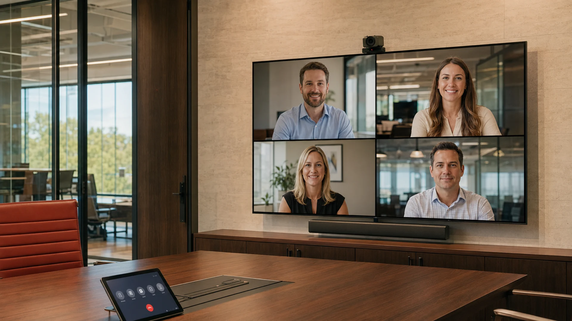 Professional Conference Room AV & Video Conferencing installation by Elite Home Entertainment