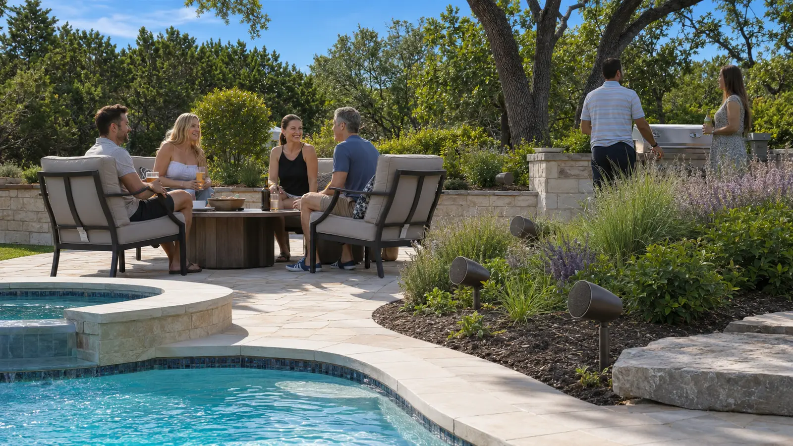 Outdoor Audio & TV project detail in South Central Texas