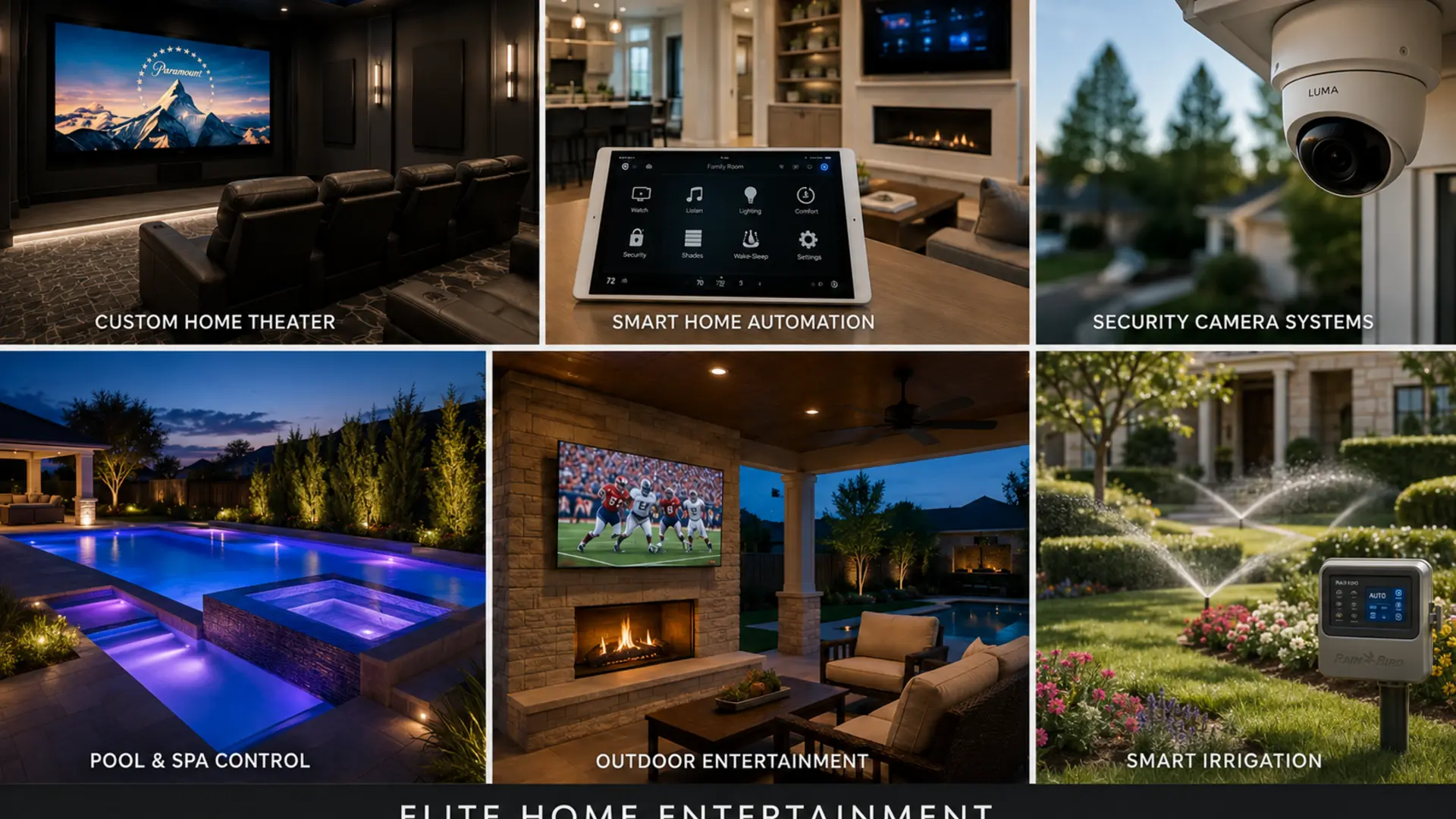 Professional Smart Home Automation installation by Elite Home Entertainment