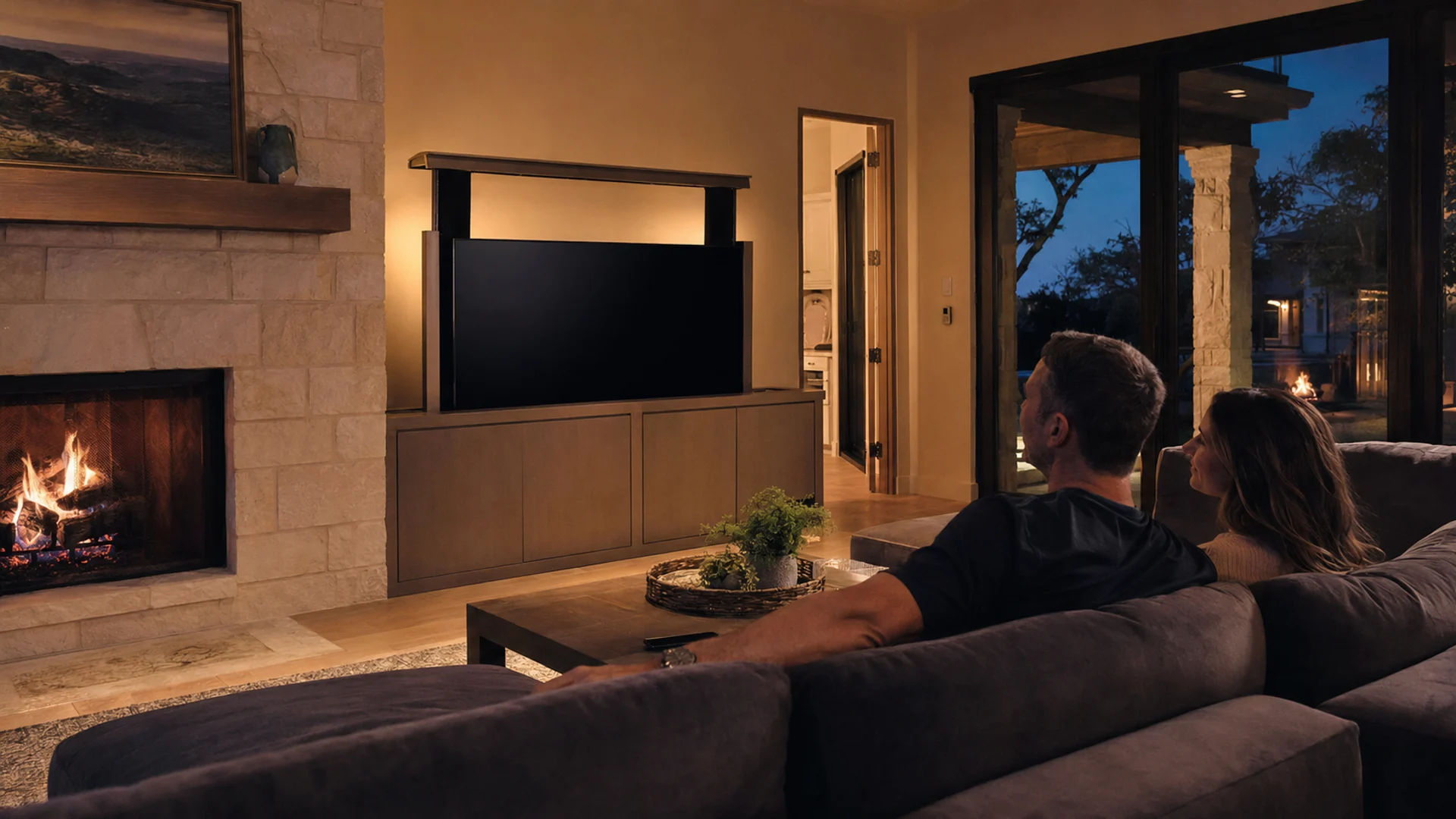 TV Mounting & Media Rooms project detail in South Central Texas