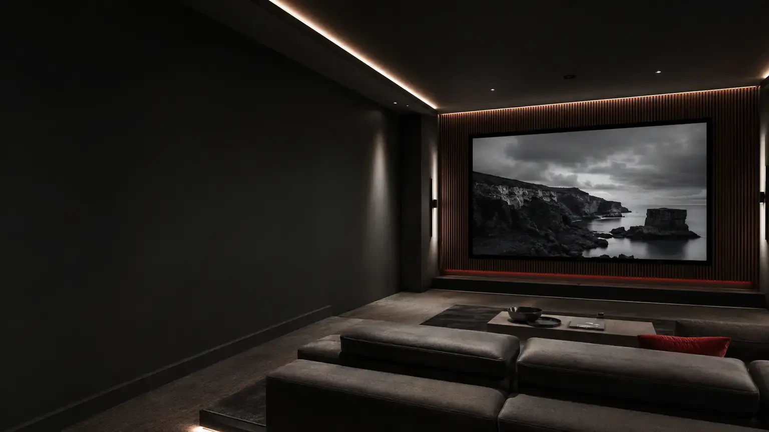 Home theater installation example